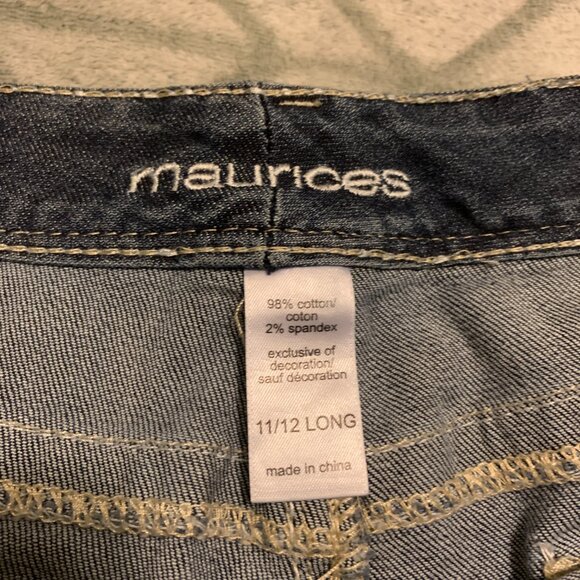 Maurices | Bootcut Dark Wash Jeans | Sz 11/12 Long - Picture 7 of 10